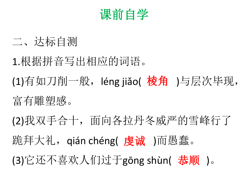 部编版八年级语文下册：18在长江源头各拉丹冬课件