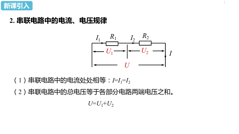 人教版 九年级 物理全册 第17章第4节欧姆定律在串、并联电路中的应用课件（32张PPT)