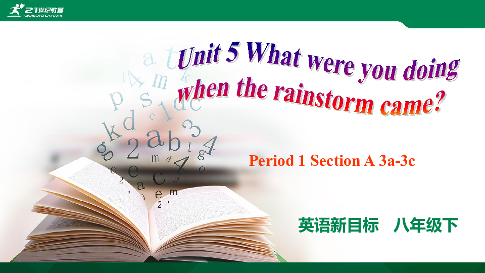 [] Unit 5 What were you doing when the rainstorm came Section A 3a-3c μ(37PPT)+ϰ+ز