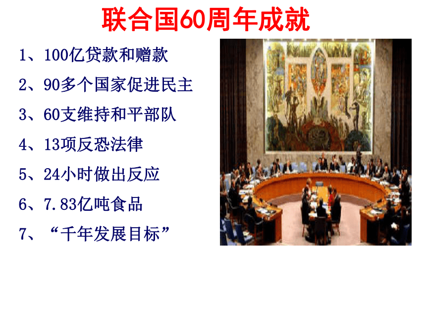 联合国与走向世界的中国 课件