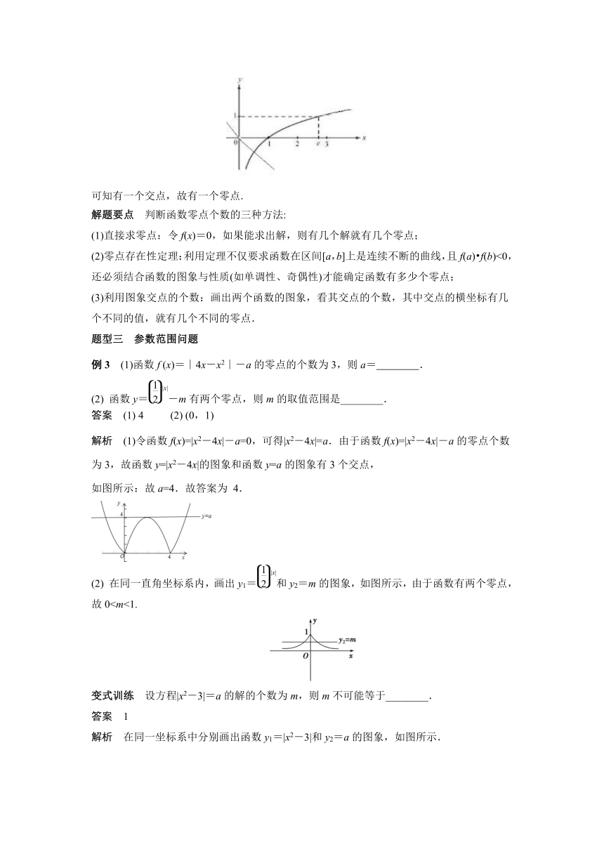 2018届高考艺体生文化课复习讲义（理数）：考点11 函数与方程