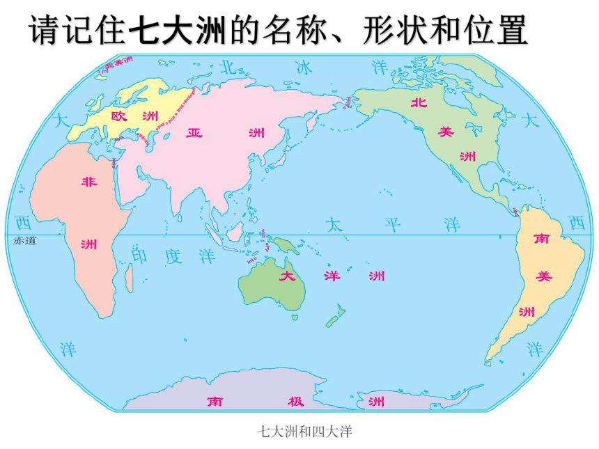 七大洲四大洋版图图片