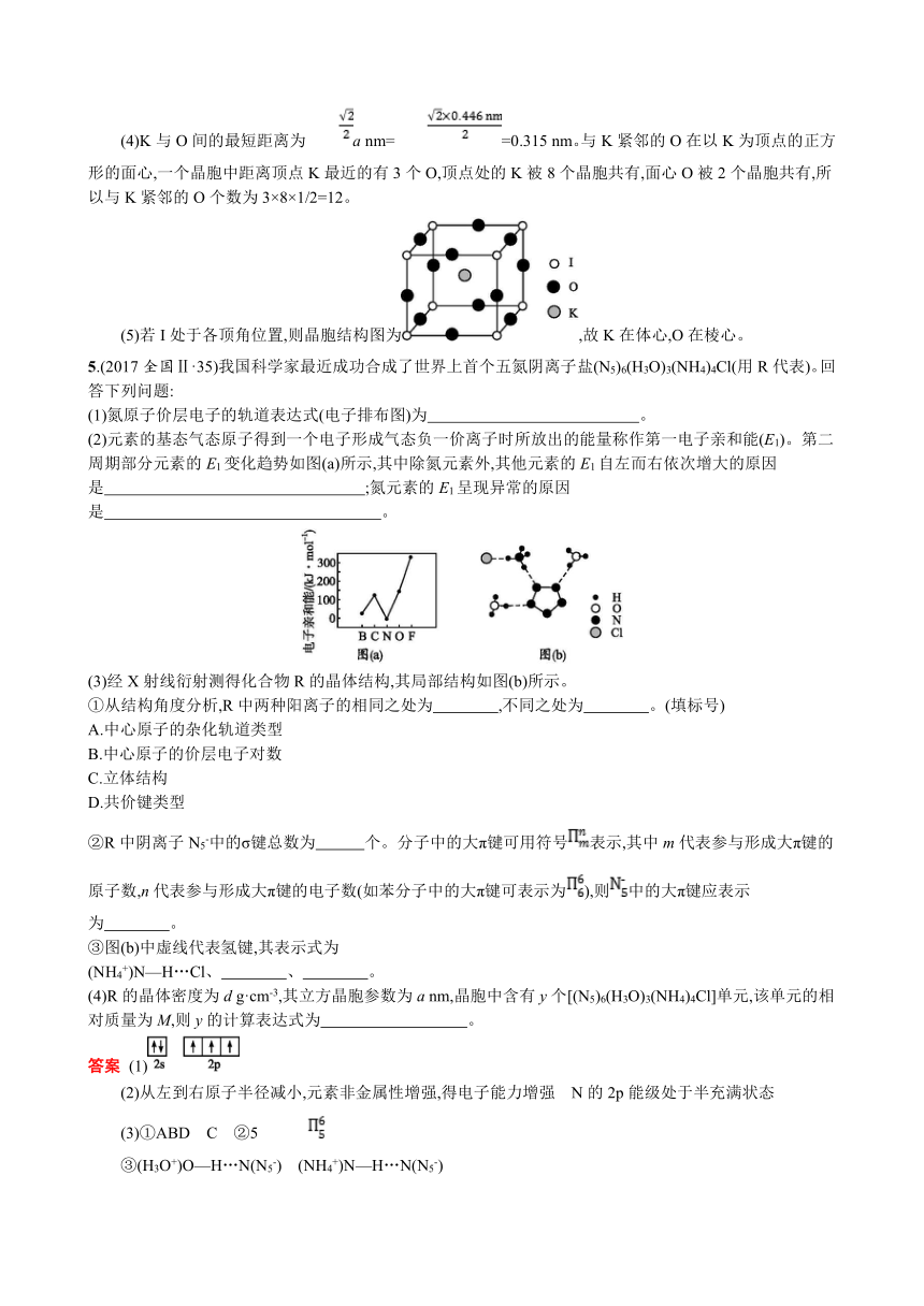 2019年高考化学总复习练习考点25物质结构与性质（含2018高考真题＋模拟）（解析版）