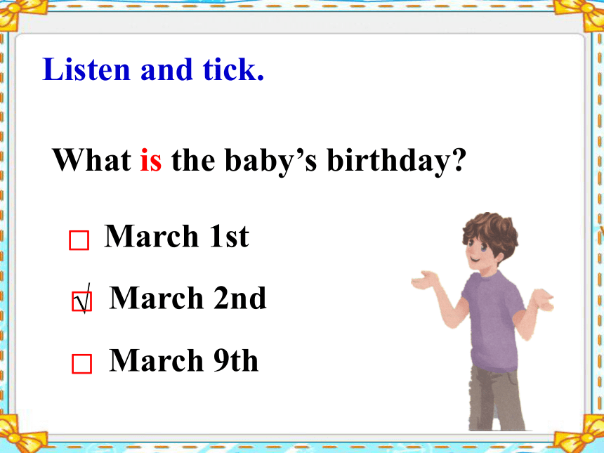 Unit 4 When is Easter? PB Let's talk 课件