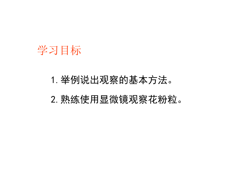 冀少版七年级生物上册课件：1.1.2《学会观察》（共41张PPT）