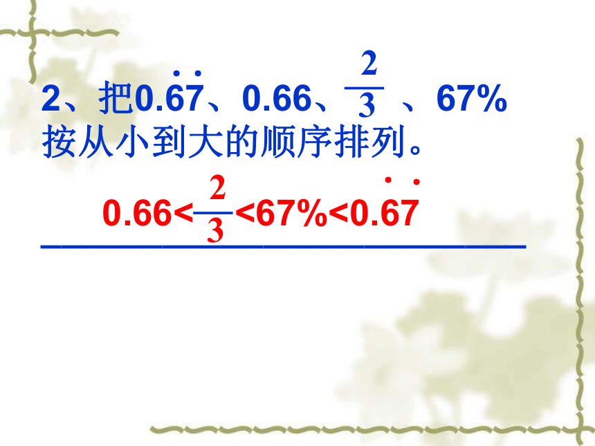 认识百分数整理与复习课件