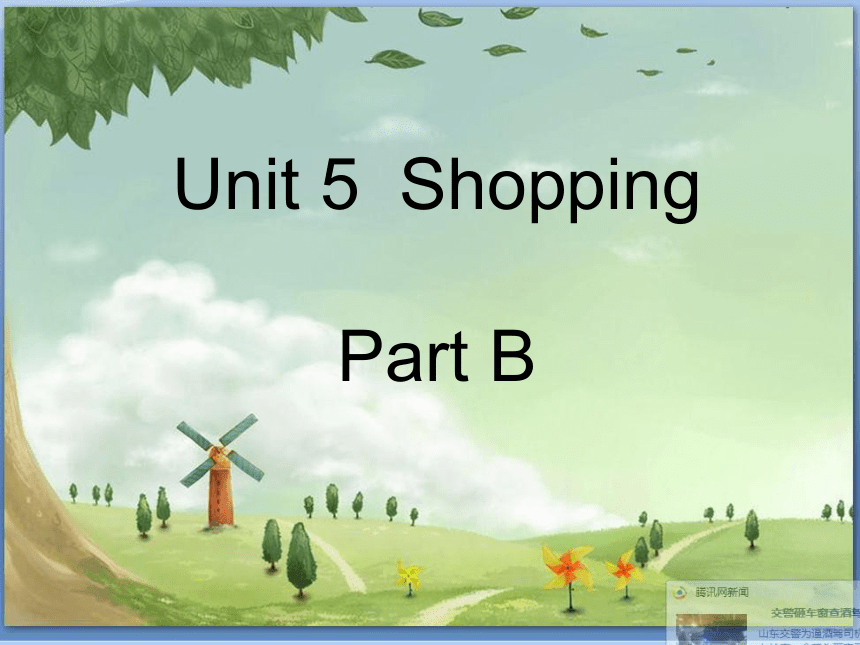 Unit 5 Shopping PB 课件
