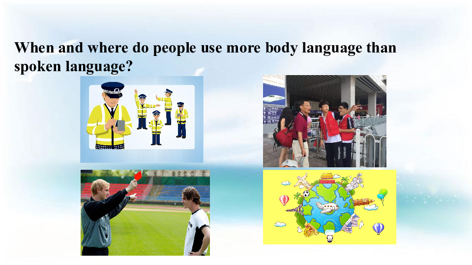 Module 1 The Human Body Unit 1 Body Language 教学课件41张PPT