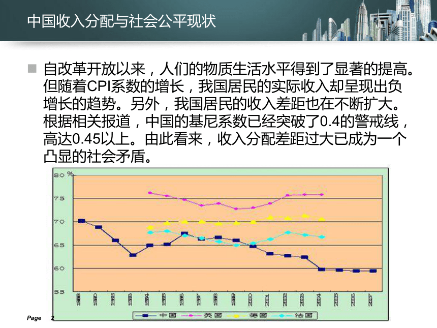 人教版必修一第七课第二框收入分配与社会公平（共21张PPT）