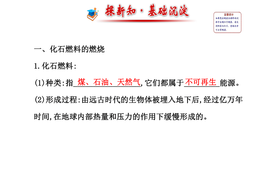 6.2化石燃料的利用 课件(34张PPT)