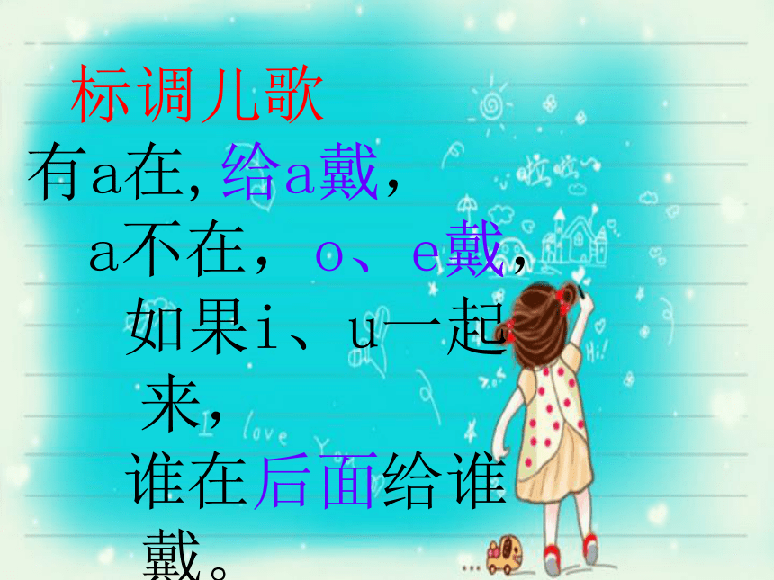 部编版一年级上册汉语拼音总复习