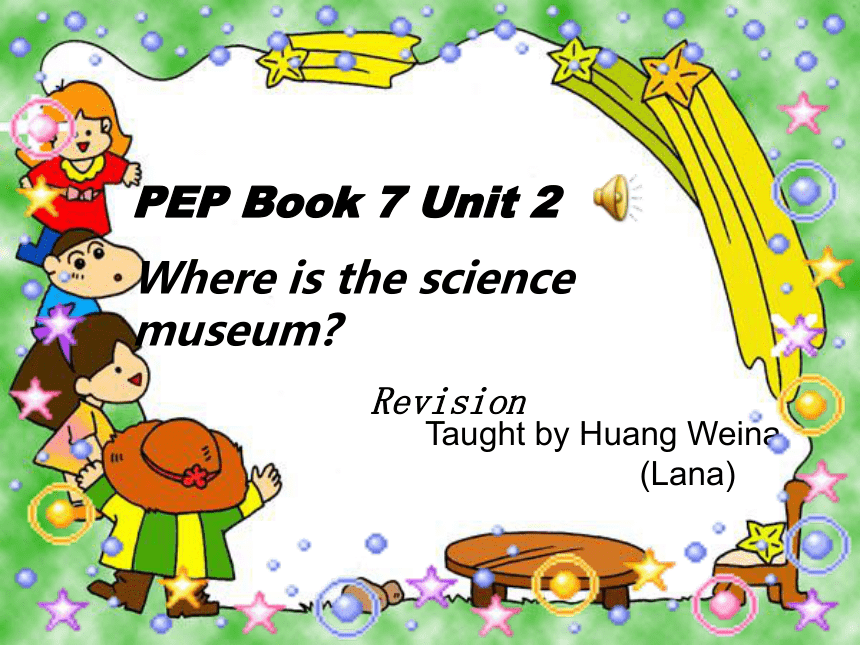 人教版六年级上 unit 2 where is the science museum ? revision 课件