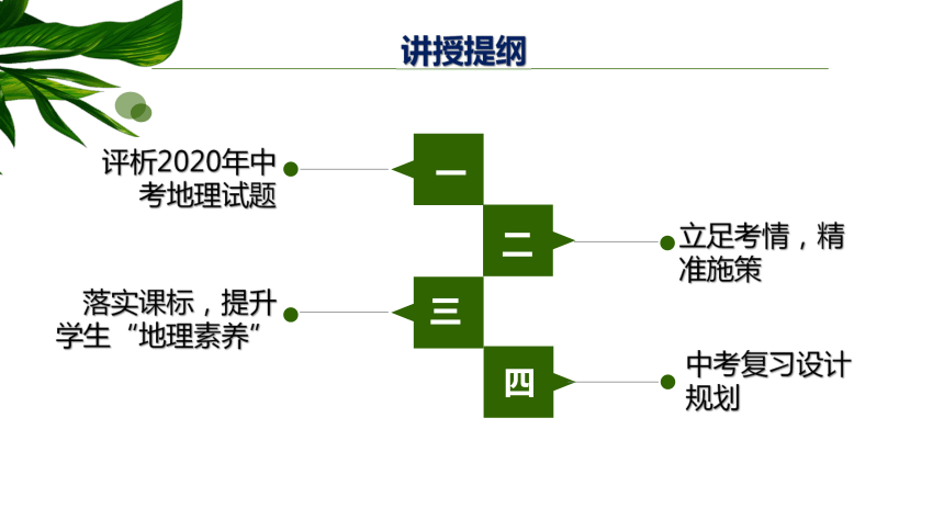 2021年中考地理备考讲座