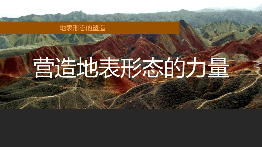 2019届高三地理一轮复习 营造地表形态的力量 (30张幻灯片)