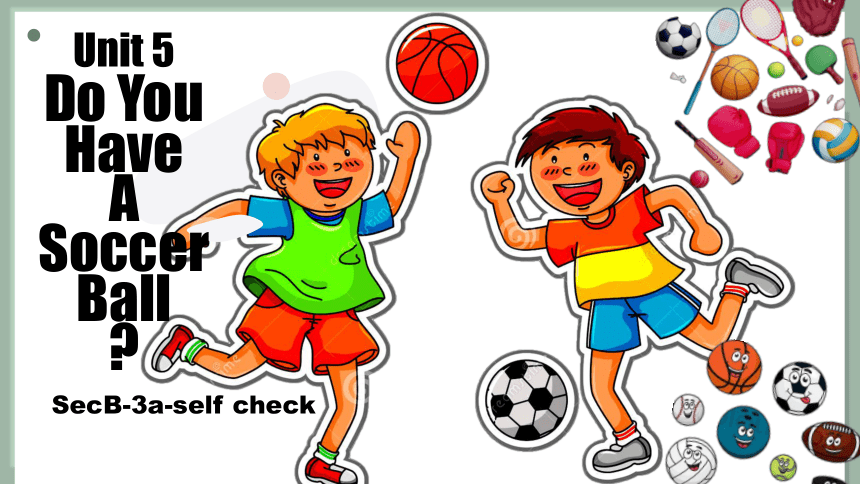 Unit 5 Do you have a soccer ball？Section B 3a-self check 课件(共24张PPT)-21 ...