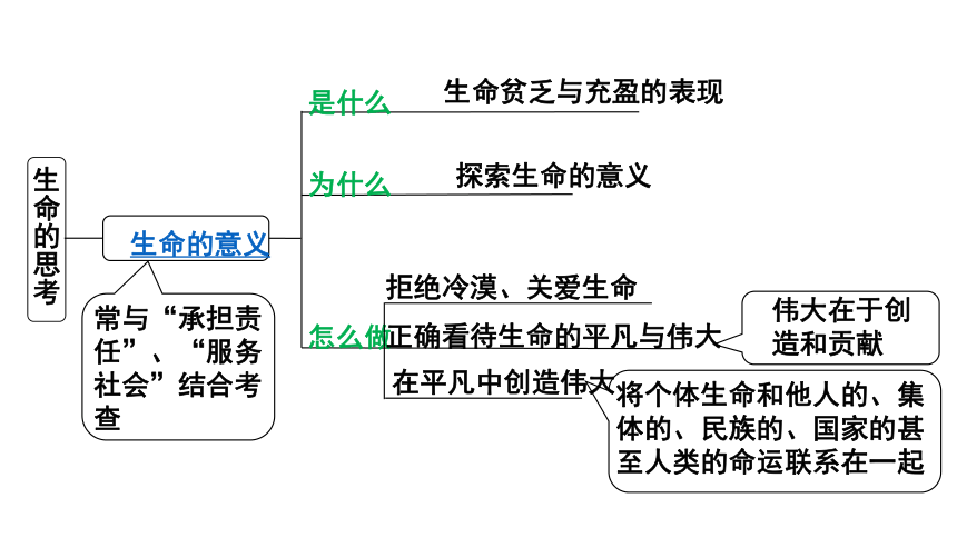 政治珍视生命思维导图图片