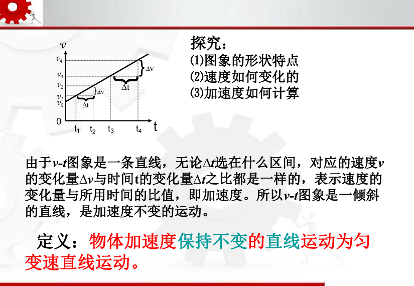 魯科版高中物理必修一:3.1《勻變速直線運動的規律》(共18張ppt)