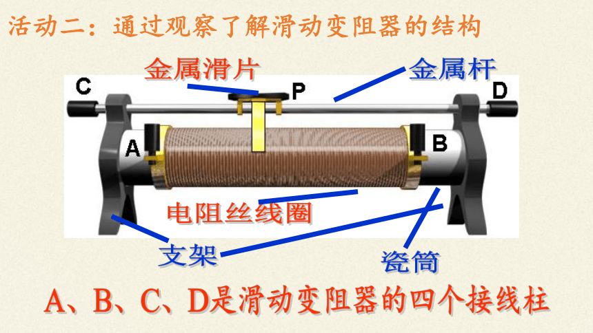 鲁科版（五四学制）九年级上册 物理 课件 12.4变阻器(15ppt)