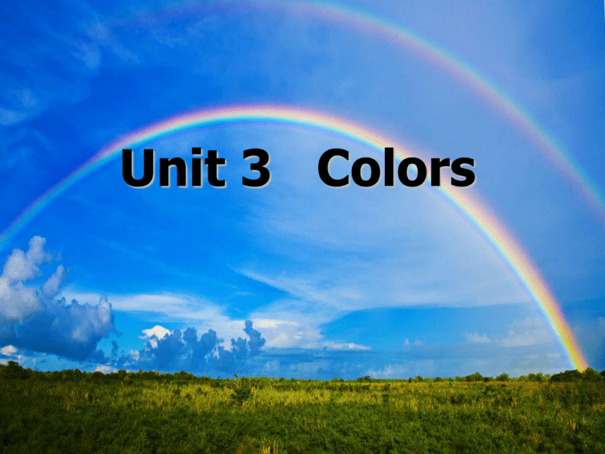 小学英语join in (改编版)三年级上册Unit 3 Colors 课件