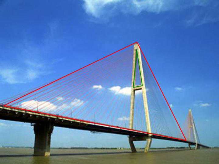 三角形大桥图片