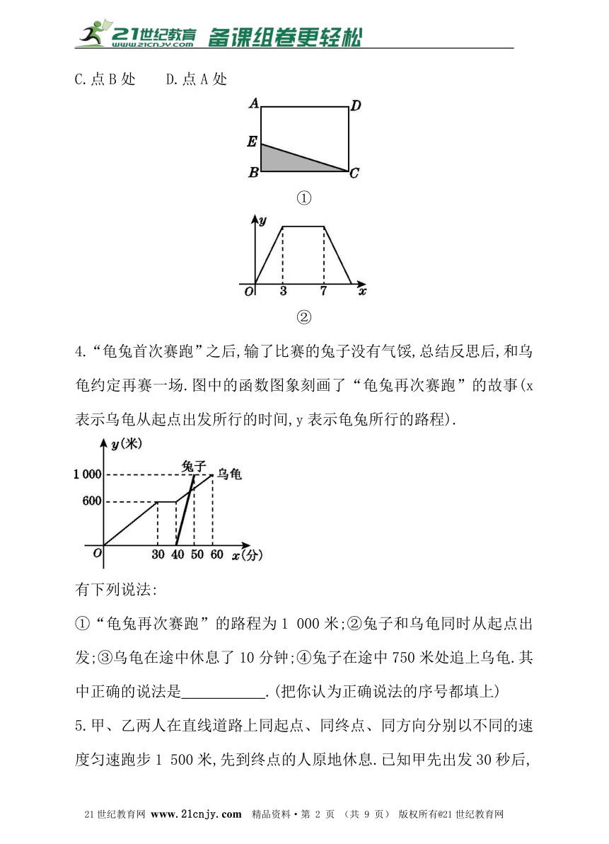 17.2.2 函数的图象——函数图象的应用 同步练习