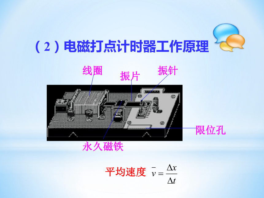 人教版物理必修一同步课件：第一章第4节-实验：用打点计时器测速度:57张PPT