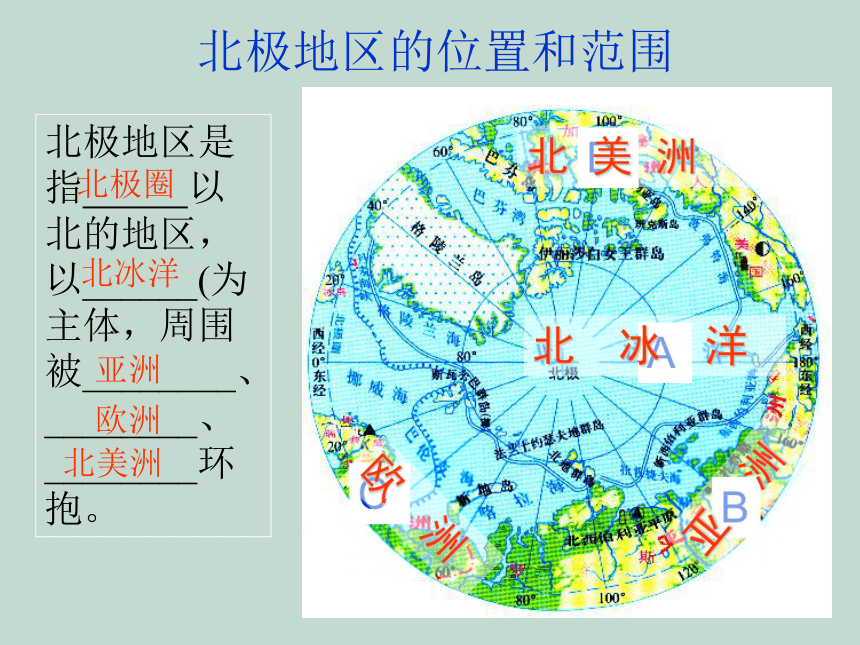 极地的海陆位置图片