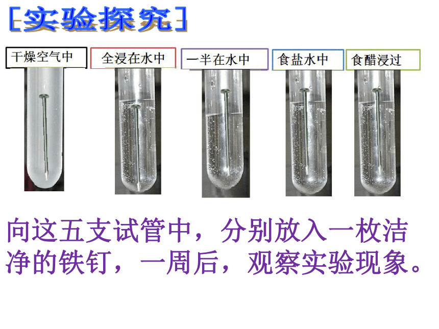 第三节 钢铁的锈蚀与防护 课件（34张PPT）