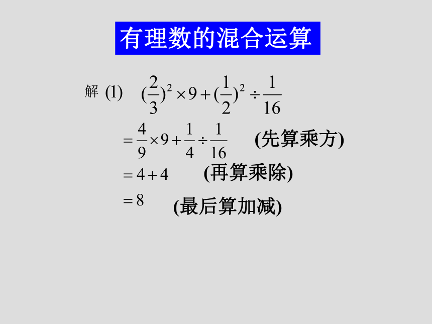 有理数的混合运算[上学期]