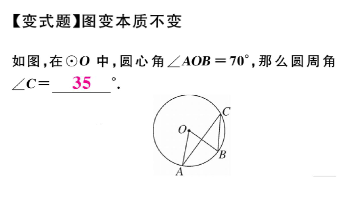 24.1.4 圆周角习题课件