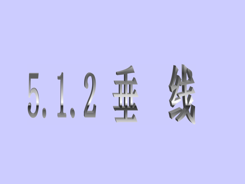 人教版七年级下册5.1.2垂线课件 (29张PPT)