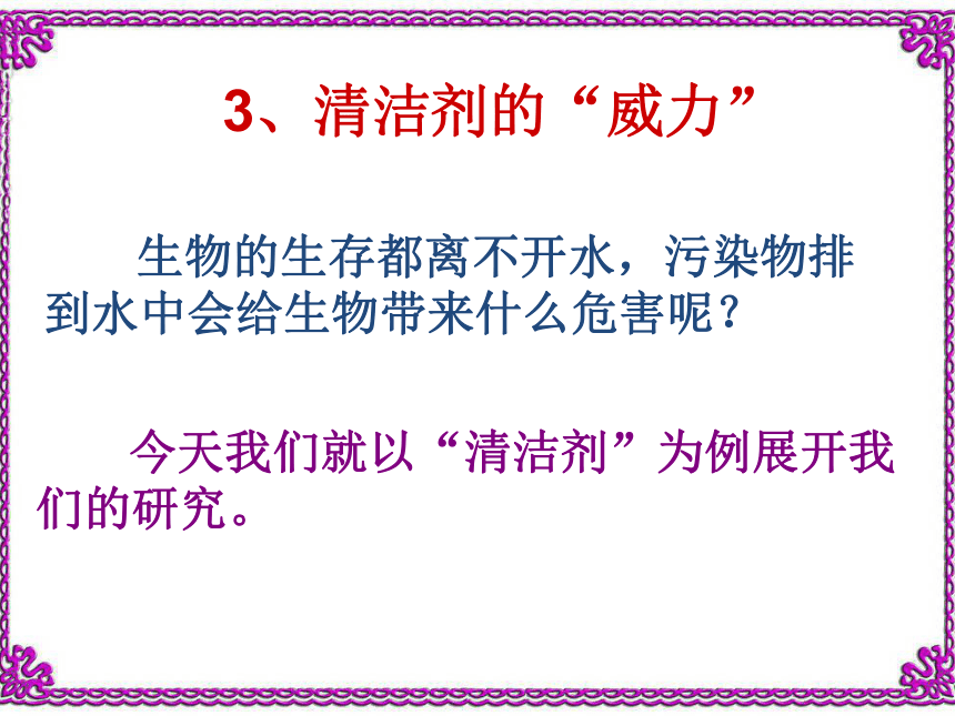 2.3清洁剂的“威力” 课件 (2)