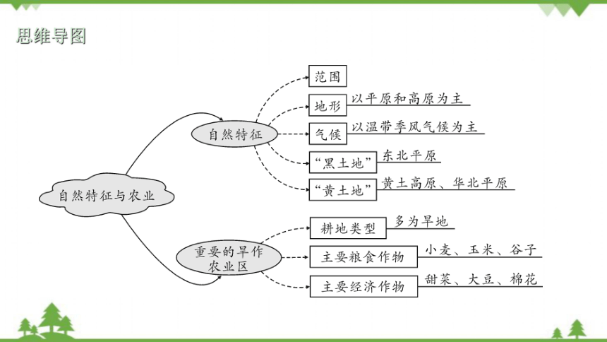 初二地理农业思维导图图片