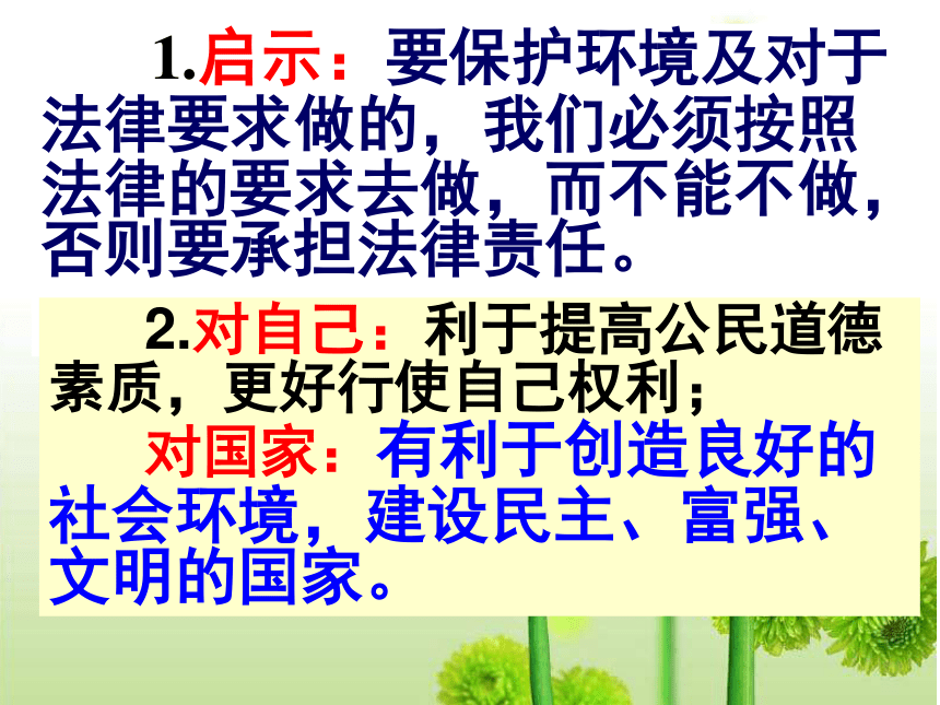 第八课 尊重权利履行义务 教学课件