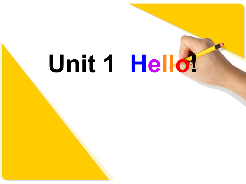 Unit 1 Hello 课件
