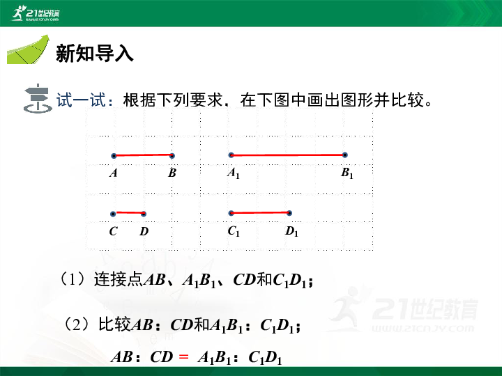 27.1图形的相似 第2课时成比例线段和相似多边形 同步课件