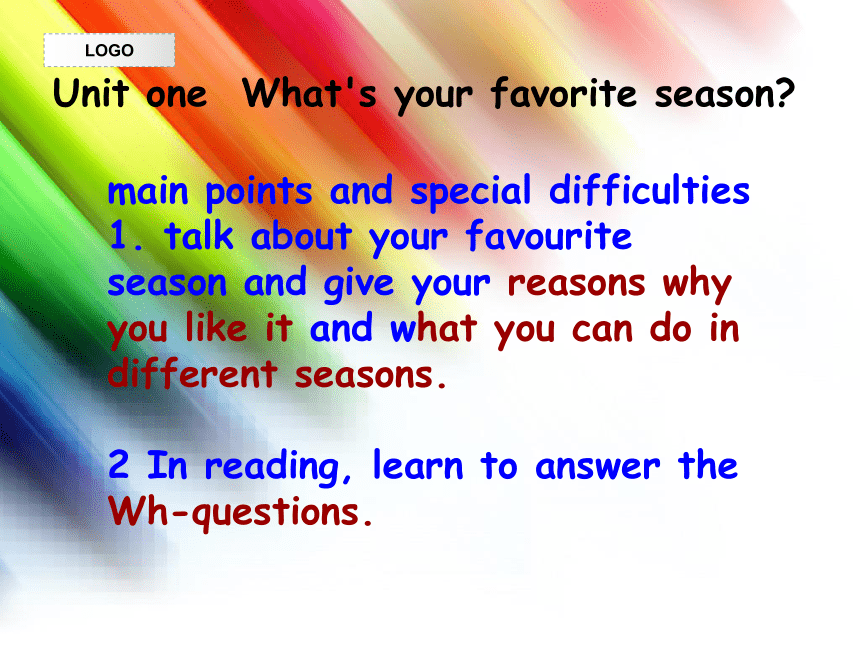 小学英语  剑桥版  三级下  Unit 1 What’s your favourite season课件
