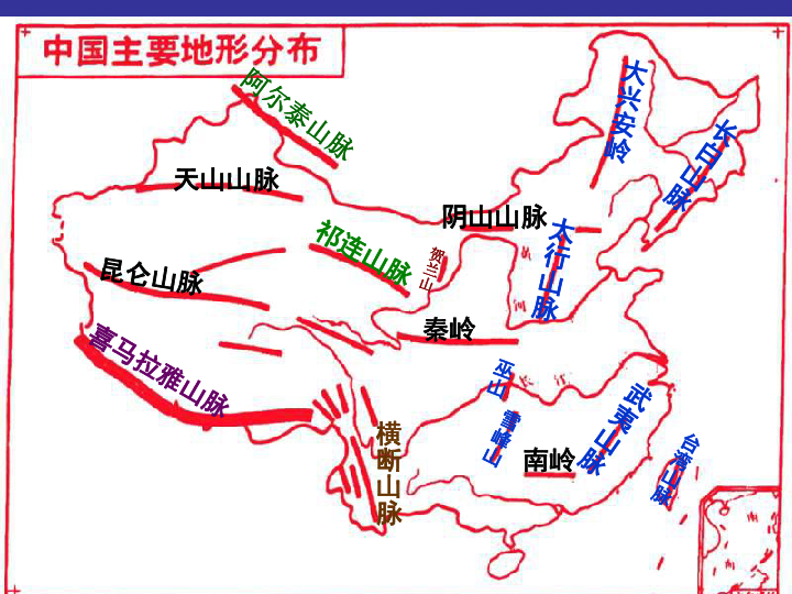 湘教版初中地理八年级上册第二章第一节   中国的地形（共68张ppt）