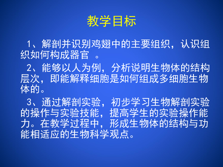 北师大版七年级上册生物课件 4.2 生物体的器官、系统课件(17张PPT)