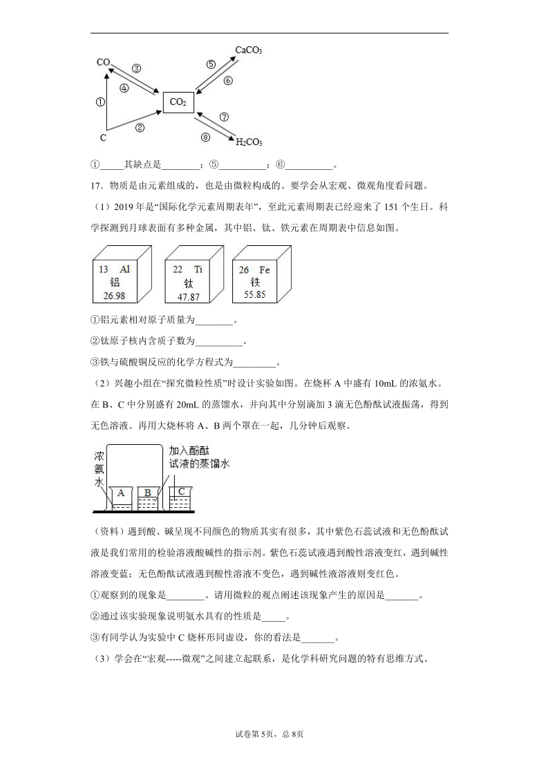 辽宁省沈阳市皇姑区2020-2021学年九年级上学期期末化学试题（含答案解析）