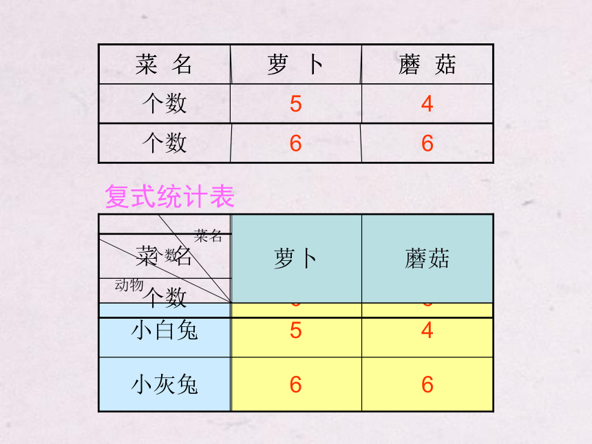 人教新课标二年级数学上册统计 课件