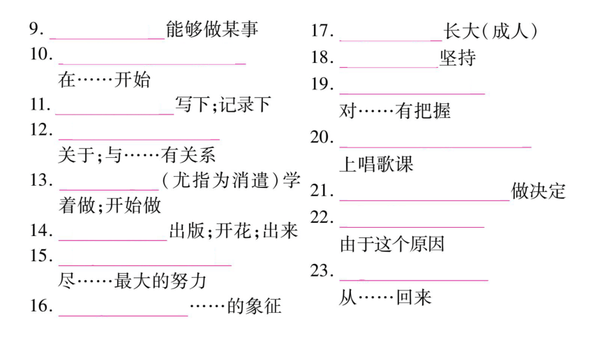 2018年贵州中考英语复习课件：考点精讲8八年级上册Unit5-6