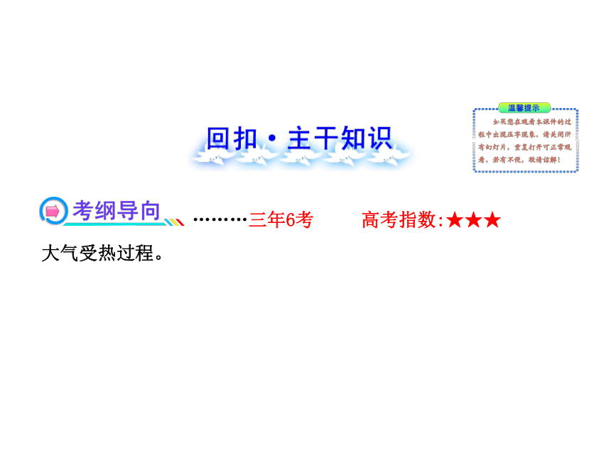 2014年高中地理全程复习方略配套课件：冷热不均引起大气运动（人教版·广东专用）（共62张PPT）