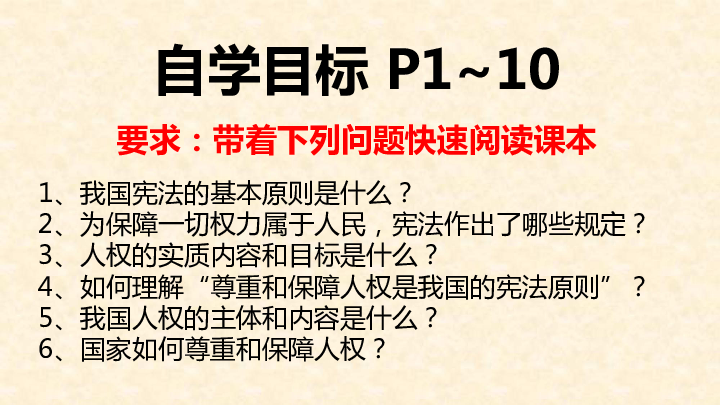 第一单元  坚持宪法至上   复习课件（知识点+习题）（60张ppt）