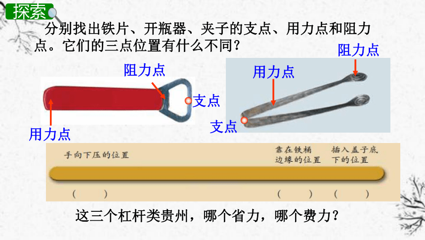 教科版（2001）六年级科学上册1.3 杠杆类工具的研究 （课件8张ppt)