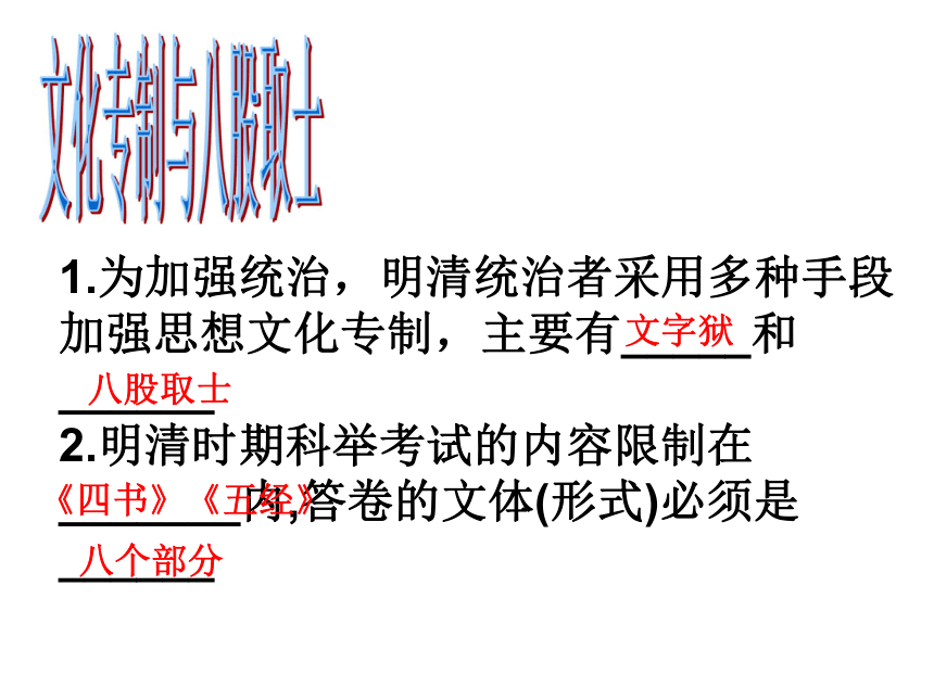 进步思潮与世俗文化 课件