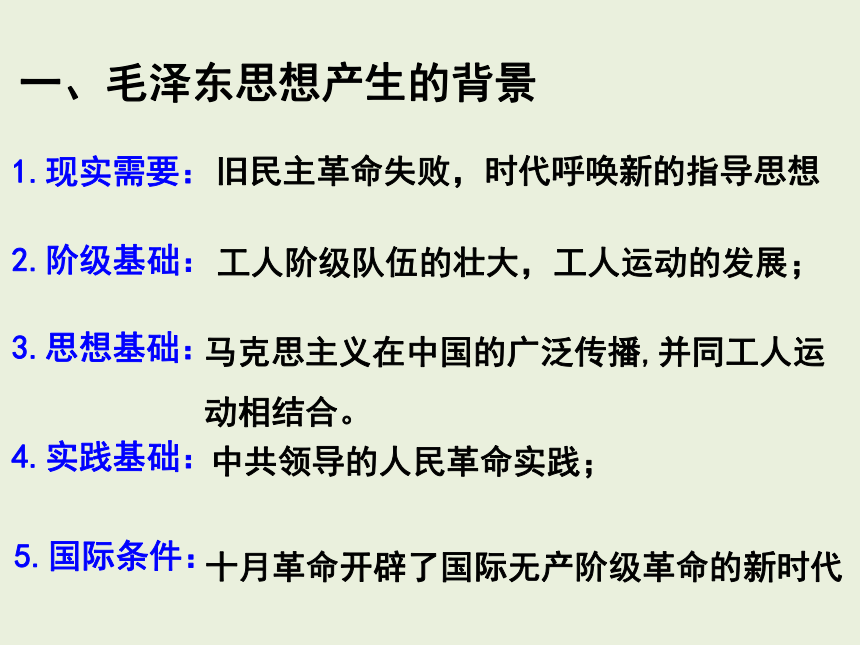 （人教版）高中历史必修3第六单元 20世纪以来中国重大思想理论成果  第17课 《毛泽东思想》（新课导入 新课讲授 课堂总结 课堂检测）课件（共36张PPT）