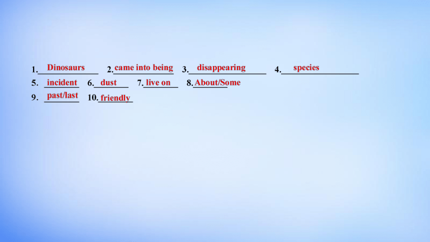 Unit 4 Wildlife Protection Learning about language 课件（32张）