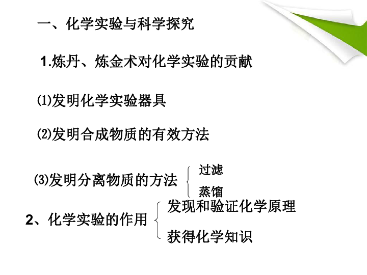 课题2 化学是一门以实验为基础的科学二课时课件（30张PPT）