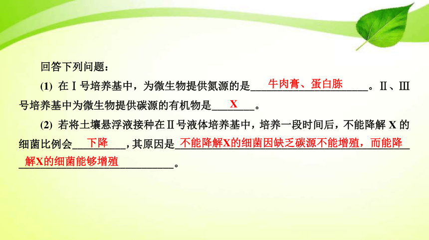 高考生物二轮总复习导学案：专题8 生物技术实践（综合）(共22张PPT)